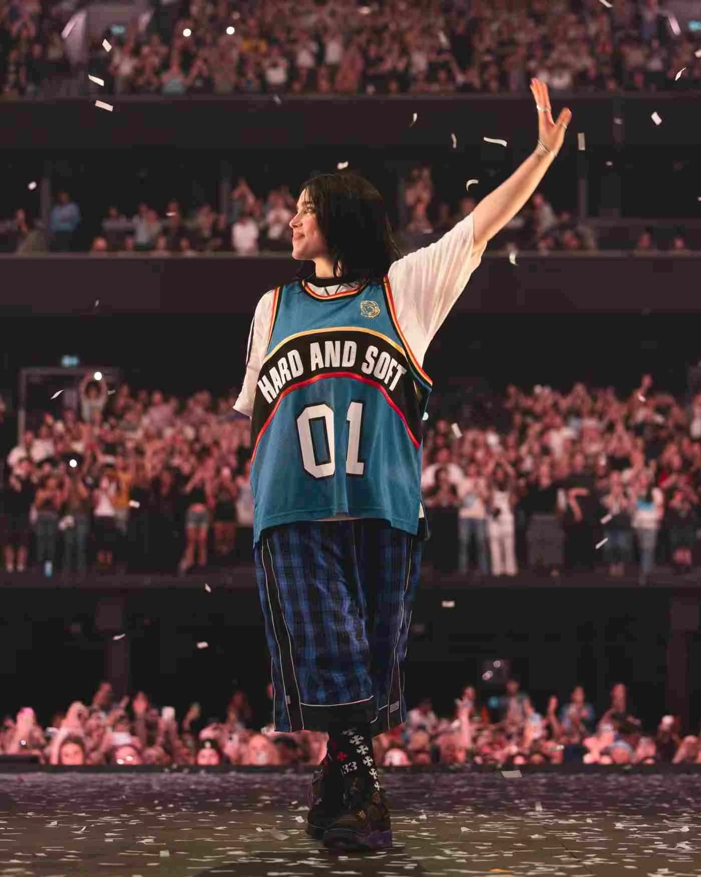 Oversized Manchester Plaid Blue Shorts
