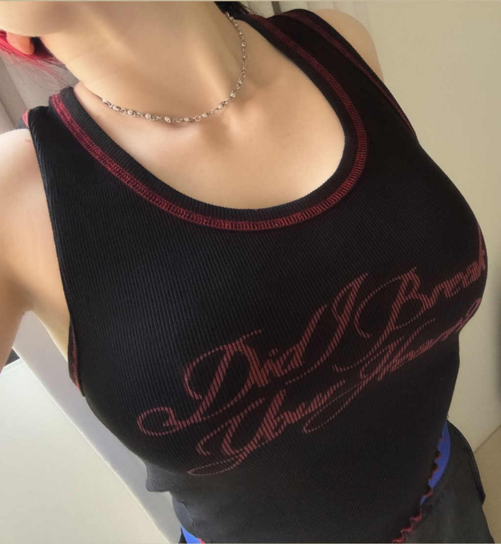 Cotton DID I BREAK YOUR HEART? Tank Top FREE SHIPPING