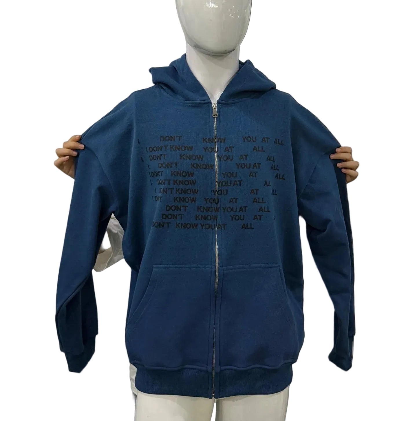 Cotton French Terry Oversized 350 GSM Quality Zip Up Sweater Remake FREE SHIPPING