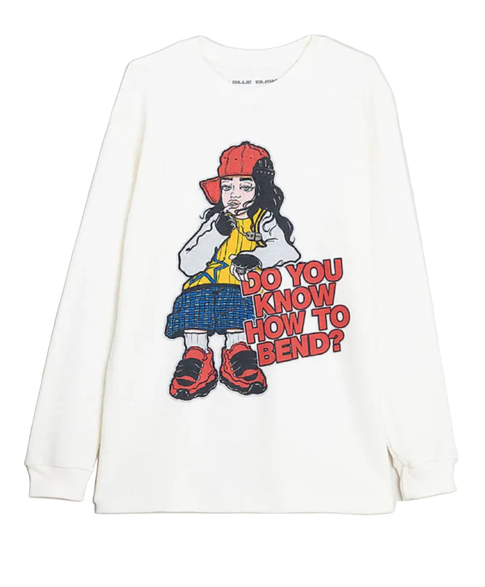 Cotton DO YOU KNOW HOW TO BEND? Oversized Long Sleeve
