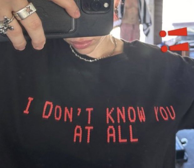 Cotton Oversized I DONT KNOW YOU AT ALL Remake FREE SHIPPING