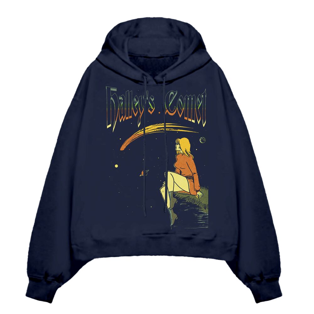 Cotton Halleys Comet Hoodie FREE SHIPPING Oversized